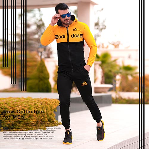 ست سویشرت وشلوار adidas مدل Himan (زرد)