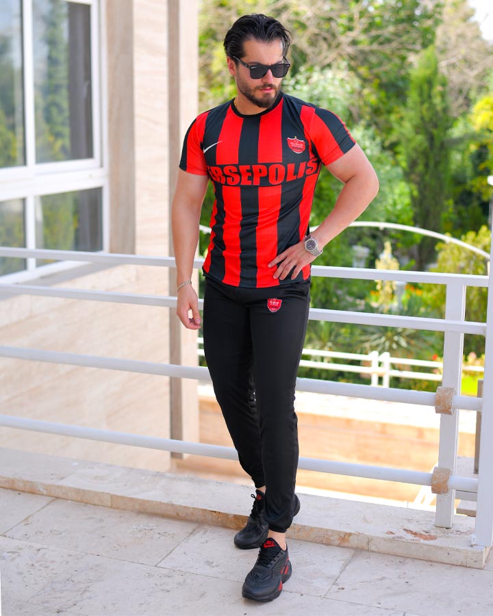 ست تیشرت شلوار مردانه پرسپولیس مدل Forza