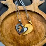 ست گردنبند زنانه و مردانه Love مدل Fantom کد6287